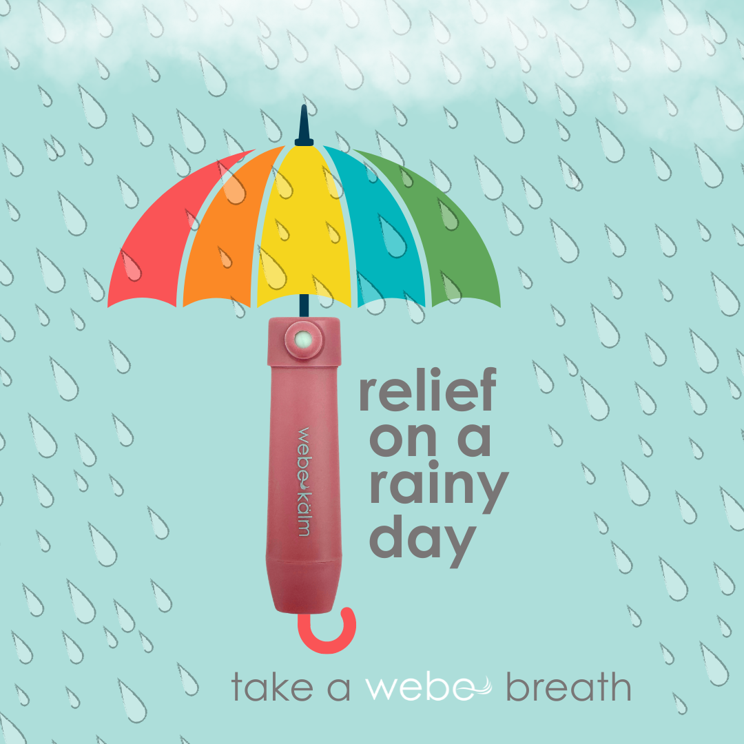 webe kalm, relief on a rainy day